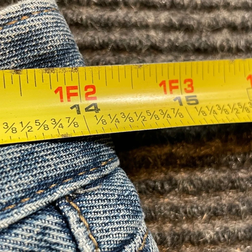 Forever 21 Premium Denim Wide Leg Jeans Light Wash‎ Layered Waistband Womens